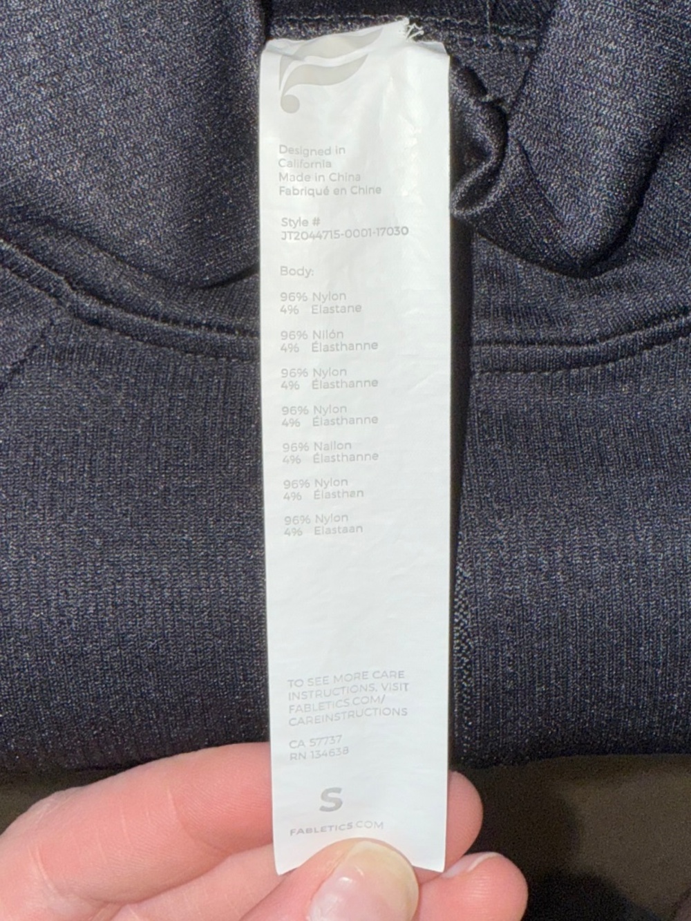 Fabletics Cropped Workout Jacket - Small - Picture 3 of 4